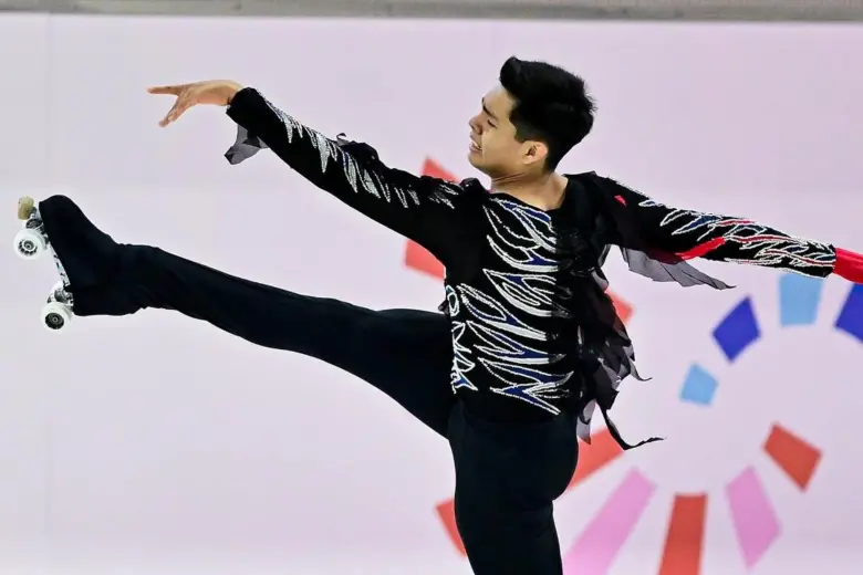 El deportista vallecaucano Brayan Carreño es uno de los mejores patinadores artísticos del mundo. Foto: tomada del Instagram de @Comité Olímpico Colombiano
