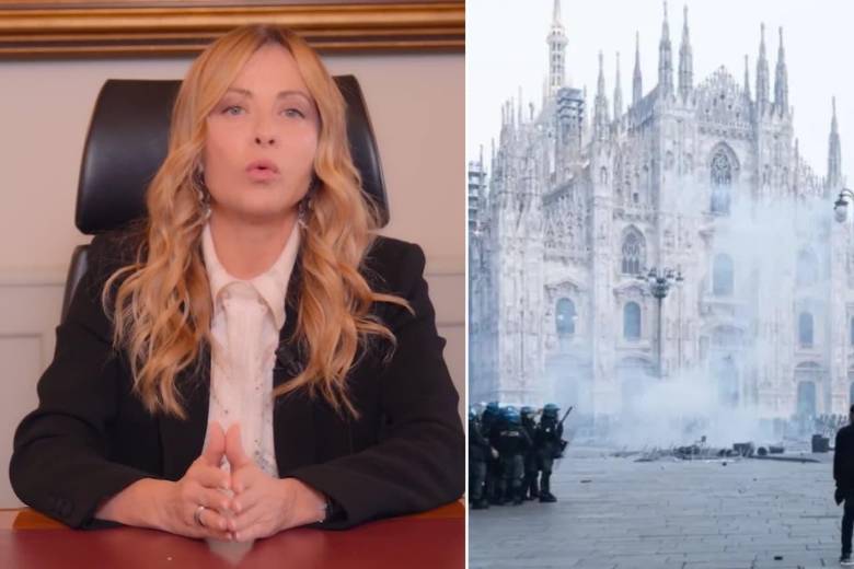 Giorgia Meloni lanzó dura advertencia a quienes vandalicen bienes públicos y privados en Italia. FOTO: Captura de video de X @GiorgiaMeloni - Europa Press