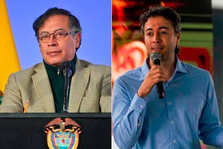 Gustavo Petro y Daniel Quintero. FOTO: Cortesía Presidencia y El Colombiano