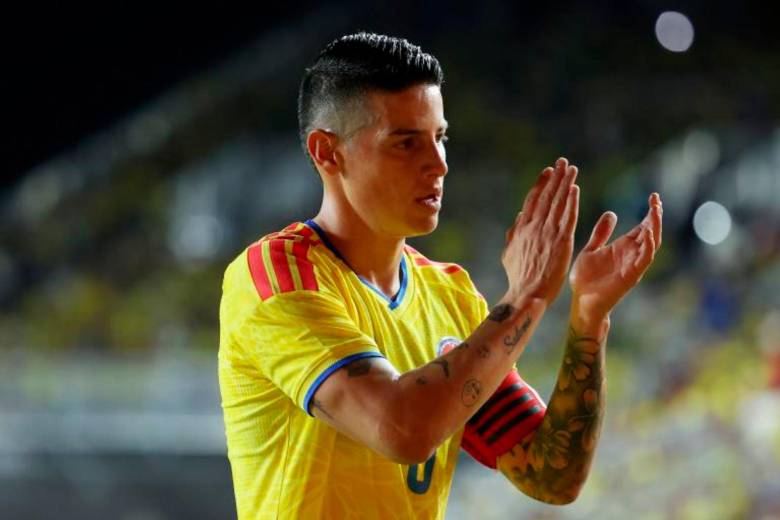 James Rodríguez recibió muchos mensajes de cariño y agradecimiento tras anunciar su retiro de la Selección Colombia. FOTO GETTY 