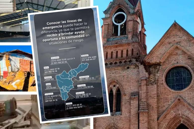 Terremoto: líneas para reportar daños y pedir ayuda de emergencia en Antioquia y el país. Foto: cortesía
