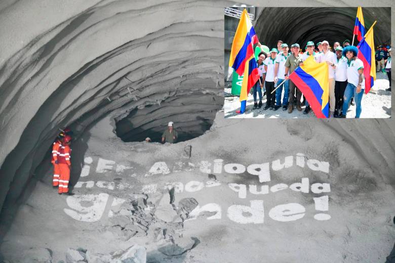 El Túnel 0 será la primera infraestructura subterránea que atravesarán los viajeros cuando entre en operación este corredor vial que conectará al Valle de Aburrá con el Occidente antioqueño y la subregión de Urabá. FOTOS: JULIO CÉSAR HERRERA y CORTESÍA