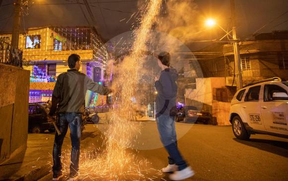 Una mujer y 15 hombres fueron los lesionados con pólvora en la noche del 31 de diciembre. FOTO EDWIN BUSTAMANTE 