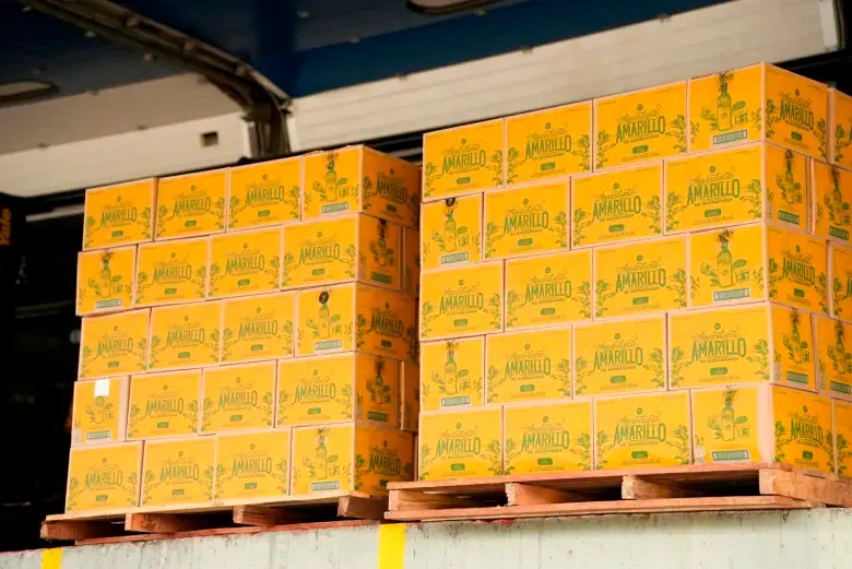 Aguardiente Amarillo de Manzanares ya llegó a a Antioquia. FOTO CORTESÍA. 