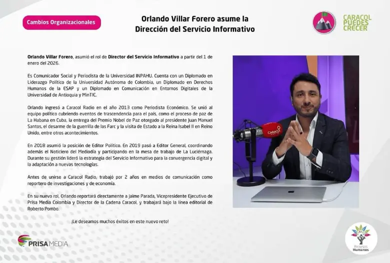 Se acaba La W como emisora independiente: Caracol Radio confirma fusión informativa desde el martes; así queda su programación