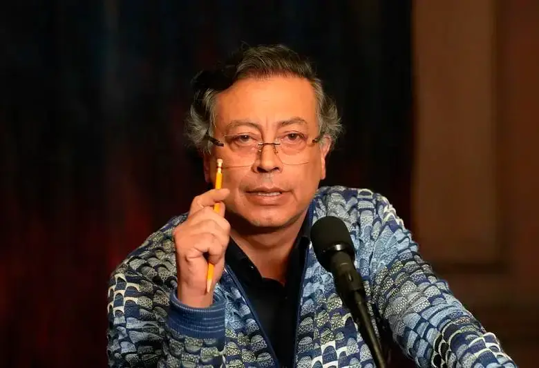 Gustavo Petro, presidente de Colombia. FOTO: PRESIDENCIA. 