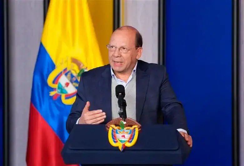 El ministro de Hacienda y coordinador del empalme por el Gobierno, Germán Ávila. FOTO COLPRENSA