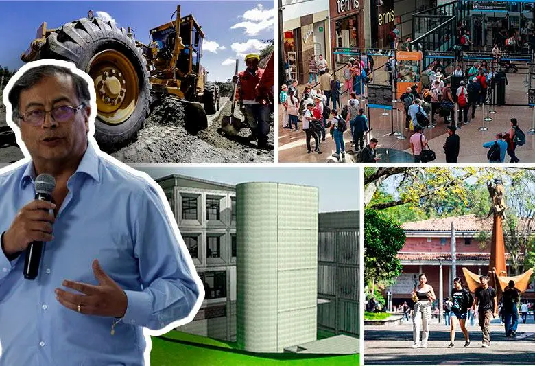 Pese a estar atrancadas desde hace varios años, en los últimos meses el Gobierno Nacional ha desatascado varios proyectos críticos que eran objeto de incertidumbre en Antioquia. FOTOS El Colombiano y Cortesía