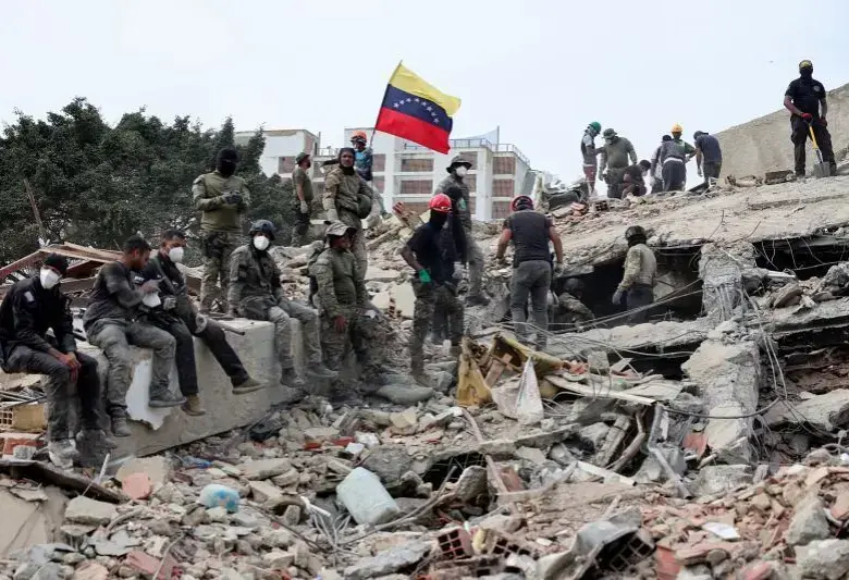 La Guaira concentra los mayores daños, con edificios colapsados y labores de remoción en marcha. FOTO: Getty Images