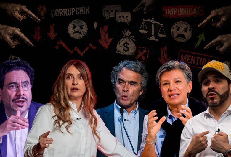 Candidatos que llegan a primera vuelta presidencial el próximo 31 de mayo. Fotos: Colprensa y EL COLOMBIANO.