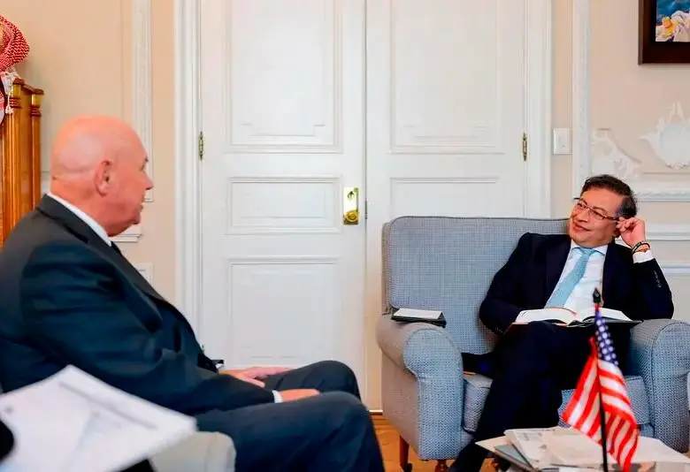 Petro se reunió meses atrás con McNamara. FOTO: PRESIDENCIA