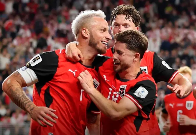 Austria venció a Jordania en el Mundial de Norteamérica y es colíder, junto a Argentina, en el Grupo J del torneo que se juega en México, Canadá y Estados Unidos. FOTO TOMADA X@FIFAWorldCup