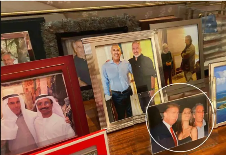 Fotografías halladas en la mansión del fallecido Jeffrey Epstein. Foto: tomada de The New York Times.