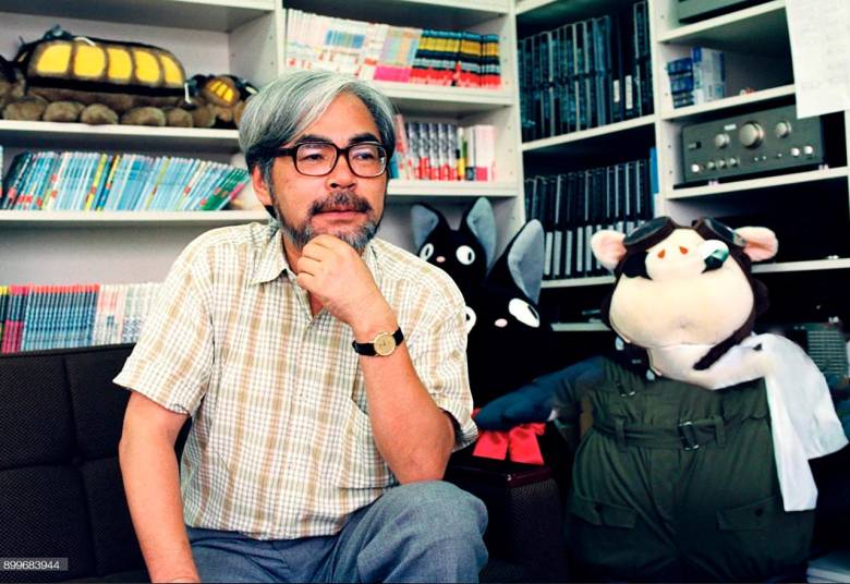 El director nipón Hayao Miyazaki es reconocido en la industria del anime por dirigir clásicos como “Mi vecino Totoro” (1988), “El viaje de Chihiro” (2001), “El increíble castillo vagabundo” (2004) y otras del Studio Ghibli. FOTO: GETTY