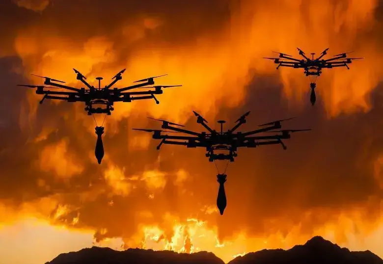 Los ataques con drones han afectado a la población civil. Foto: Getty.