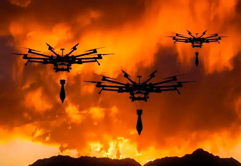 El último ataque con drones se registró en el municipio de El Carmen en la subregión de El Catatumbo. Imagen de referencia. FOTO GETTY