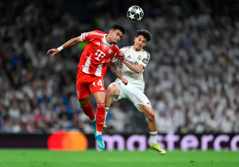 El colombiano Luis Díaz es titular con el Bayern Múnich. FOTO: Tomada de X @FCBayern