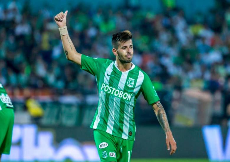 Pablo Ceppelini, quien estuvo con el cuadro verde en 2019, es una de las novedades que tendrá el equipo paisa para el duelo ante Millonarios. FOTO JUAN ANTONIO SÁNCHEZ