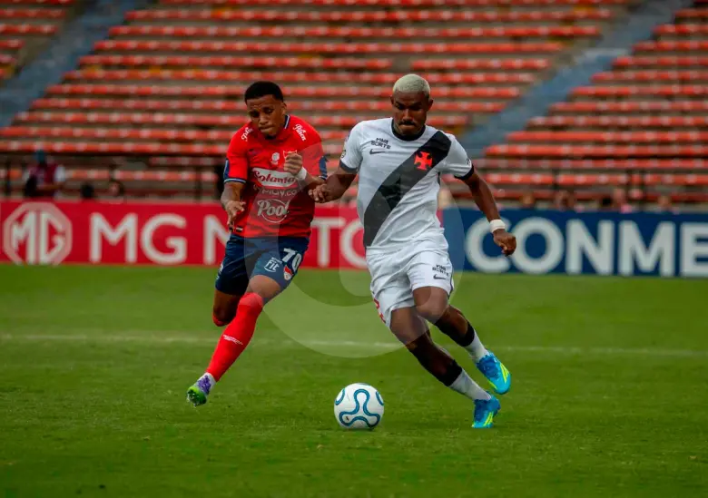 El delantero Juan José Córdoba (#70), quien ha jugado en el Deportivo Cali y el Dinamo de Zagreb, llegó como refuerzo para el DIM para este segundo semestre del año. FOTO JUAN ANTONIO SÁNCHEZ 