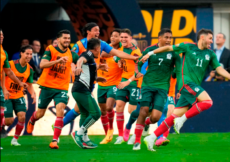 La Selección México, invitada a la Copa América y actual campeona de la Copa Oro que organiza la Concacaf. FOTO: AFP