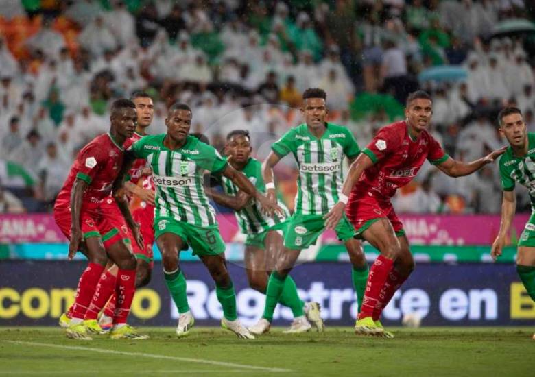 Atlético Nacional que venció como visitante a Jaguares 0-2, es el líder de la Liga Betplay-2. FOTO: Esneyder Gutiérrez