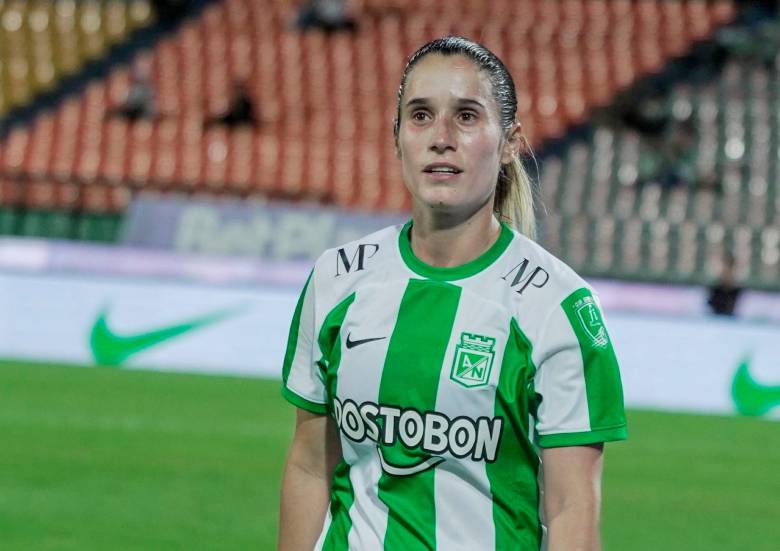 Daniela Montoya, capitana del Atlético Nacional femenino que debutó con victoria en la Copa Libertadores. FOTO CORTESÍA NACIONAL 