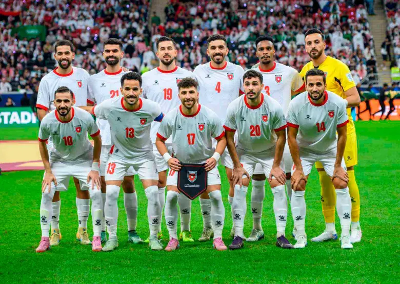 Esta es la selección de Jordania que será rival de Colombia, este domingo, 7 de junio en Estados Unidos. FOTO GETTY 