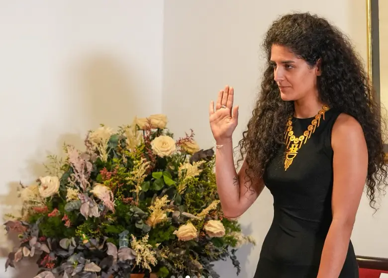 Ministra de las Culturas, las Artes y los Saberes, Yannai Kadamari. Foto: Presidencia