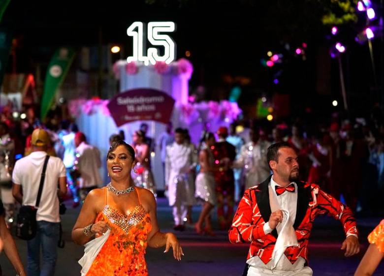 El Salsódromo cumplió sus 15 primaveras en la Feria de Cali de este 2022. FOTO: CORTESÍA EL PAÍS DE CALI
