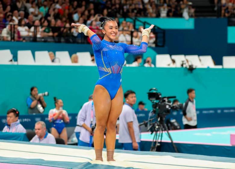 ¡Magnífico!, la gimnasta colombiana Luisa Blanco se clasificó a la ...