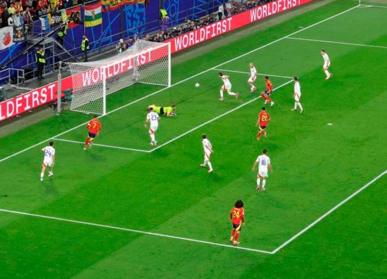 Un autogol bastó para el triunfo de España sobre Italia. La Roja avanzó a los cuartos de final de la Eurocopa. FOTO TOMADA @EURO2024