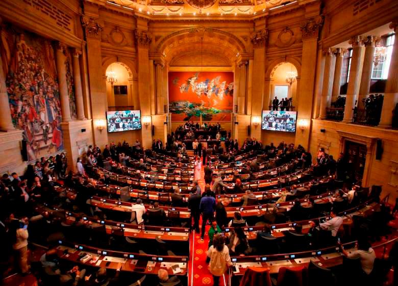El Congreso está integrado por 108 senadores y 188 representantes a la Cámara. FOTO COLPRENSA