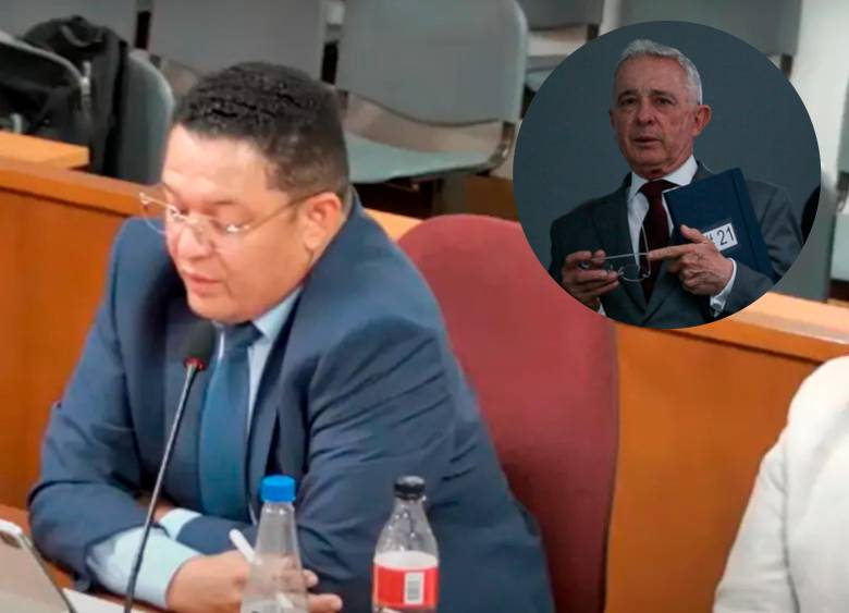 Bladimir Cuadro es el delegado de la Procuraduría en el juicio penal al expresidente Álvaro Uribe. FOTO: Captura de video
