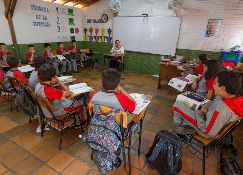 El reporte encontró que en el primer semestre de 2023, aproximadamente 7.500 personas fueron afectadas por eventos en instituciones educativas. FOTO: Archivo EL COLOMBIANO.