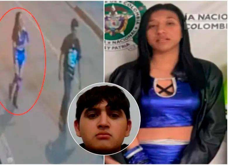 Aunque la mujer inicialmente fue dejada en libertad, ahora es requerida por su presunta participación directa en el homicidio. FOTO: Captura de video y cortesía Policía