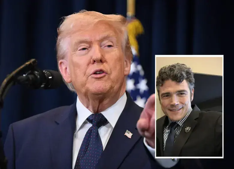Trump tilda de “débil” a Joe Kent tras su renuncia y respalda guerra contra Irán. Foto: Getty / redes sociales