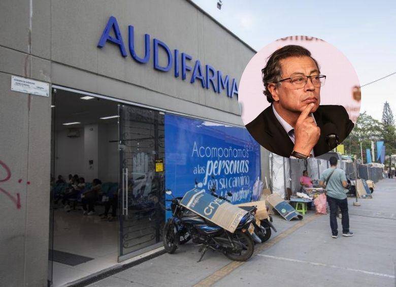 El presidente Gustavo Petro informó sobre un hallazgo en Audifarma de supuestos medicamentos faltantes, sin dar mayores detalles sobre la operación. FOTO: Esneyder Gutiérrez 