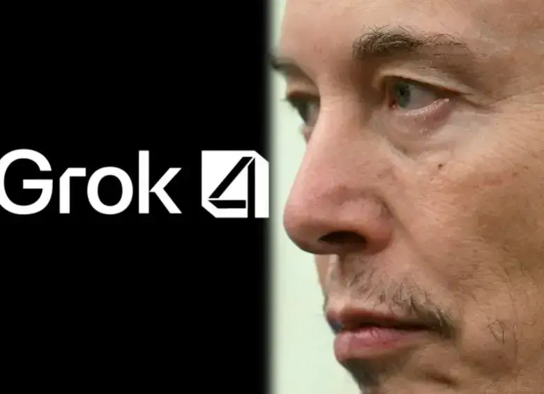 La nueva versión del asistente de inteligencia artificial (IA) generativa de xAI, Grok 4, hace consultas a Elon Musk antes de responder. FOTO: AFP