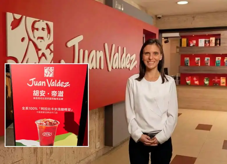 Zhu Jingyang, embajador de China en Colombia, hizo el anuncio por medio de sus redes sociales. En la foto, Camila Escobar Corredor, CEO de la compañía. FOTO: CORTESÍA