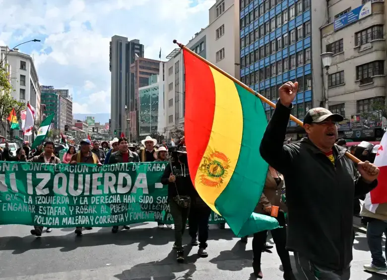 Bolivia, además, atraviesa por una crisis económica con una inflación interanual del 18,46 %. FOTO AFP