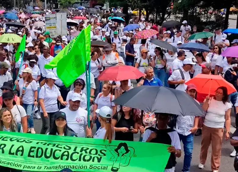 Habrá paro de maestros en julio. FOTO EL COLOMBIANO. 