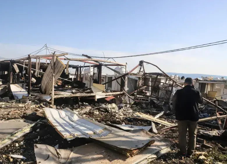 Ruinas de la guerra en Irán. Foto: AFP