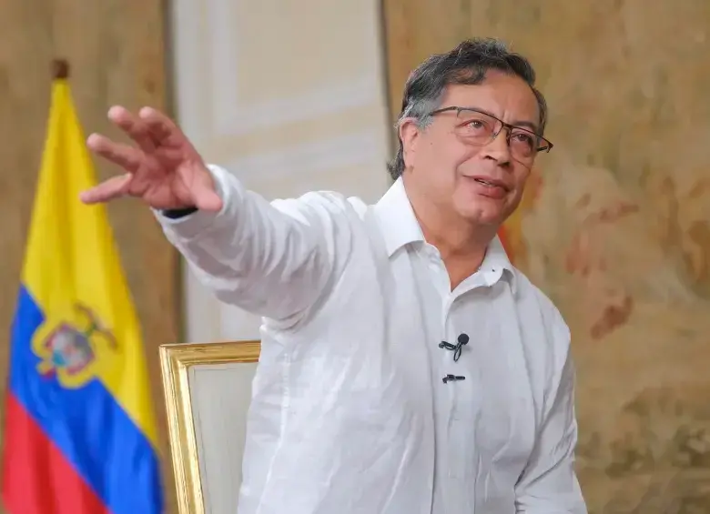 Gustavo Petro, presidente de Colombia. FOTO PRESIDENCIA. 