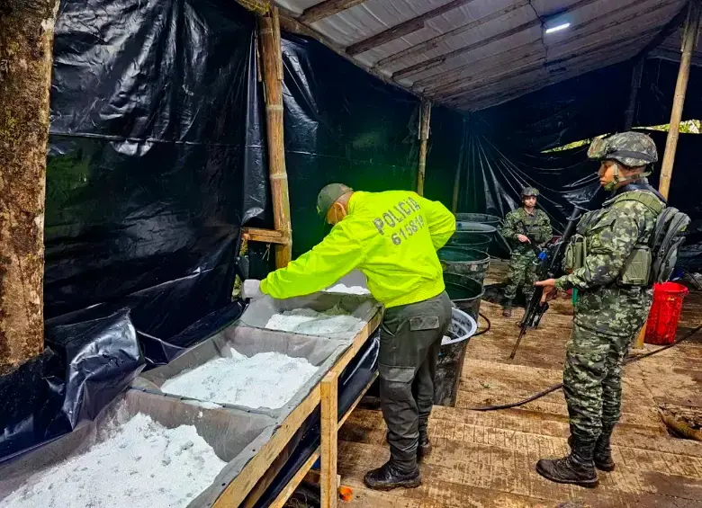 Incautación de drogas en Medellín creció 37%. FOTO CUARTA BRIGADA. 