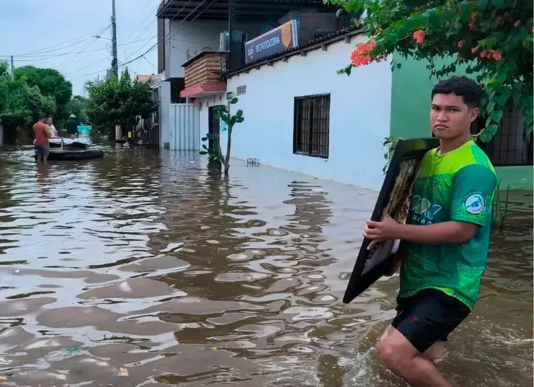 Las inundaciones en Córdoba han dejado a más de 120.000 familias damnificadas. FOTO CORTESÍA JHANCARLOS MOSQUERA