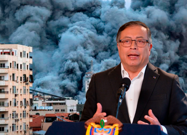 El presidente Petro ha mostrado su rechazo a las acciones militares de Israel en Gaza. FOTO AFP Y CORTESÍA