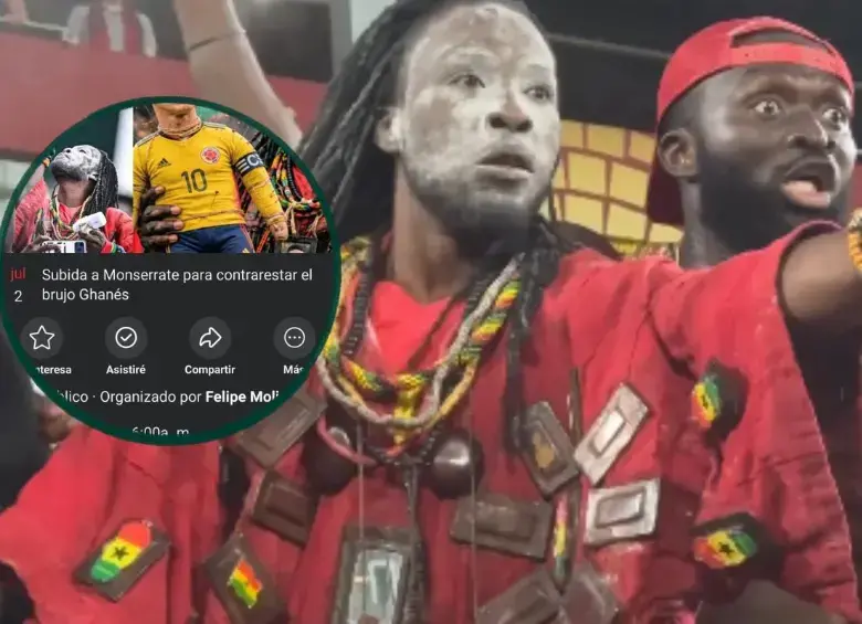 Ghana, entre el fútbol y la brujería: la tradición espiritual que enfrentará Colombia en el Mundial. Foto: redes sociales