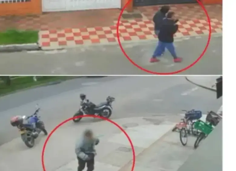 El joven fue transportado al lugar del ataque en una motocicleta. FOTO: Captura videos Noticias Caracol