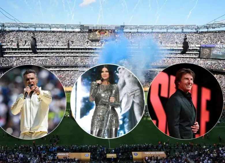 La final del Mundial 2026 podría tener un entretiempo de hasta 30 minutos para albergar un espectáculo con artistas internacionales como Shakira, Justin Bieber y BTS. FOTO: Fifa, Getty Images, @laurapausini.