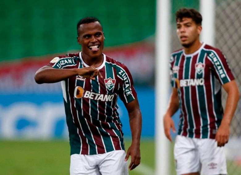 El colombiano Jhon Arias salió lesionado en el duelo de Fluminense ante Vasco Da Gama. FOTO AFP